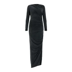 Obleka AllSaints HANAKO CUPRO