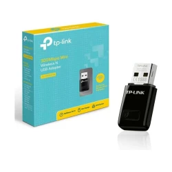 TP-Link Wi-Fi USB Adapter 300Mbps Mini, 1xUSB 2.0, WPS dugme, 2xinterna antena