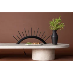 Venture Design Sveča Kettilsas 6x30x55 cm Črna