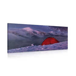 Slika šotor nad nočnim nebom - 120x60