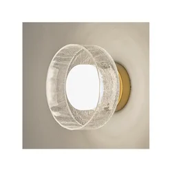 LED zidno svetlo NIMBUS LED/8W/230V 3000K zlatna/prozirna