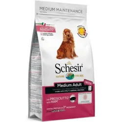 Schesir Medium Adult Hrana za odrasle pse srednjih rasa,šunka