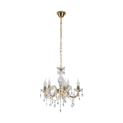 Maria Teresa Viseća Lampa 5X40W E14 Gold