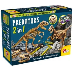 shumee Izobraževalni komplet z dinozavri Little Genius Predators 2 v 1