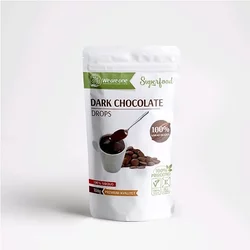 Crna čokolada 100% drops, organska 100g, wao