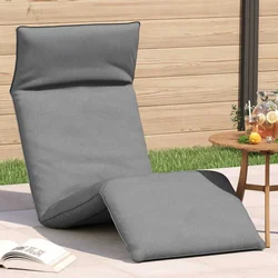Sklopiva ležaljka za sunčanje siva 175x54x8,5 cm Oxford tkanina