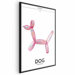 shumee Poster - Holo-Dog - Barvit pes v retro slogu