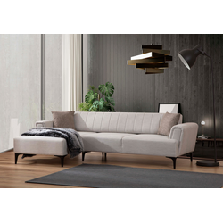 Atelier del Sofa Ugaona garnitura Hamlet 95x43x230cm Bež