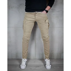 Denistar Muške pantalone 100-2548-3, Kargo, Smeđe