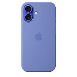 iPhone 16 Silicone Case sa MagSafe-om – Periwinkle