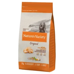 Natures Variety Hrana za pse Medium/Maxi Adult gain Original, Piletina - 2 kg