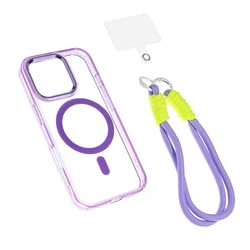 Maska za iPhone 16 Pro 6.3 Magsafe Loop, Ljubičasta
