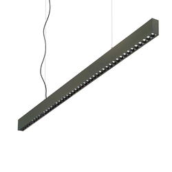 Ideal Lux - LED luster na sajli OFFICE LED/30W/230V 3000K CRI 90 crna
