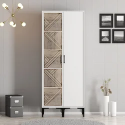 Hanah Home Garderober Kumsal PS, 80x201.4x47.5 cm, Bela