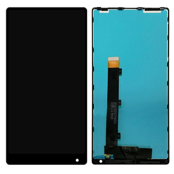 Sprednje nadomestno steklo za Xiaomi Mi Mix 2 + LCD črne barve