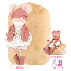 Llorens M738-16 oblačila za dojenčka lutko NEW BORN velikosti 40-42 cm z dodatki
