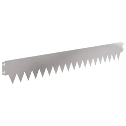 Ograda oko Travnjaka 50 pcs 103 x 15 cm metal Srebrna