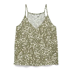 VERO MODA Top VMKORA oliva/bela