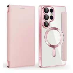 Maska na preklop Coral Mag Case Book za Samsung S25 Ultra/ S938B roze