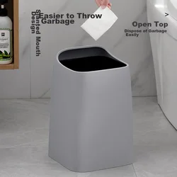 Kanta za otpatke, 10 L, Prljavo bela