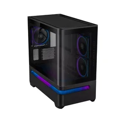 Asus Kućište Prime AP202 TG ARGB, Crno