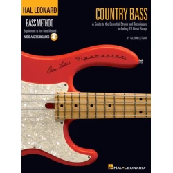 LETSCH:HAL LEONARD BASS METHOD COUNTRY BASS + AUDIO ACCESS