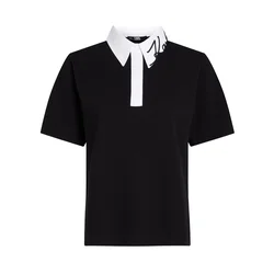Karl Lagerfeld Majica črna/bela