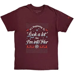 Michael Bublé Into Her Majica s kratkimi rokavi Maroon Red 2XL
