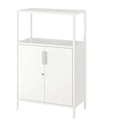 TROTTEN Ormarić s vratima, bela, 70x35x110 cm
