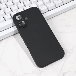 Silikonska maska za iPhone 17 6.3 Pro Camera, Crna