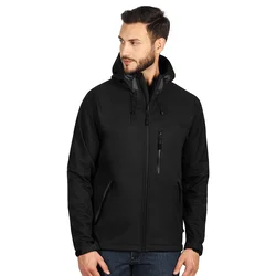 EXPLODE BLACK PEAK softshell jakna sa kapuljačom Boja: Crna Veličina: XXL