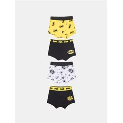 Sinsay - Pamučni Boxer Gaćice sa Printom Batman 4 Kom - žuto