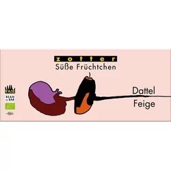 Zotter Schokoladen Bio sladko sadje - datlji & fige - 80 g