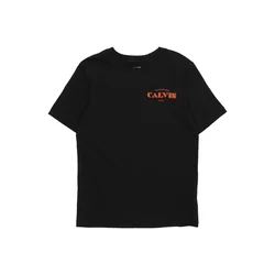 Calvin Klein Jeans Majica Logo Graphic rdeča / črna