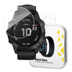 Wozinsky Watch Glass hibridno staklo za Garmin Fenix 6X Pro crno