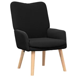 fotelja Crna 63 x 67 x 94 cm Vuna i Plywood