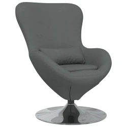 Jajolika fotelja Tamno siva 63 x 73 x 90 cm tkanina