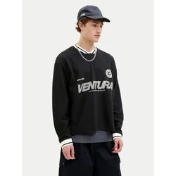 Jack & Jones Jopa Horizon 12278566 Črna Oversize