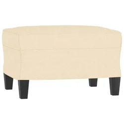 Vidaxl Stolček za noge krem 60x50x41 cm blago