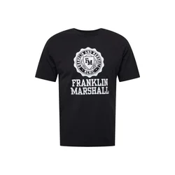 FRANKLIN & MARSHALL Majica črna / bela