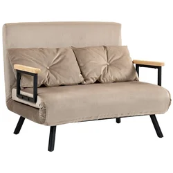 Homestar Sofa postelja 102x73x81 cm rjava