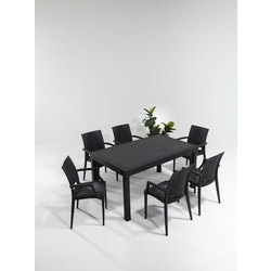 Atelier Del Sofa Set vrtne mize in stolov (7 kosov)