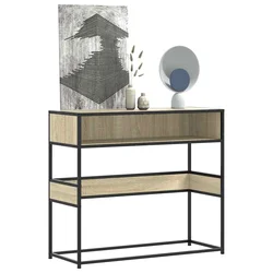 Konzolni stol boja hrasta sonome 90x35x80 cm konstruirano drvo