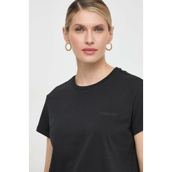 PATRIZIA PEPE WOMEN'S SHORT SLEEVE T-SHIRT BLACK