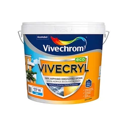 VIVECHROM Akrilna mat boja za fasade 3l, White Vivecryl Eco