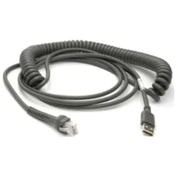 Zebra CBA-U29-C15ZBR USB kabel USB 2.0 4,57 m USB A Črna