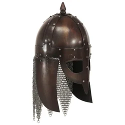 shumee Vikinška bojevniška čelada starinska kopija LARP bakreno jeklo
