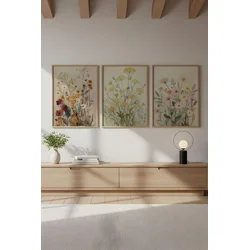 Wallxpert Slika Huhu711, 30 x 40cm, 3 dela