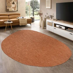 Conceptum Hypnose Tepih Tema 9038, Ovalni, 200x290 cm, Narandžasti