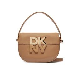 Ročna torba DKNY Echo Sm Flap Cbody R42EKE28 Rjava